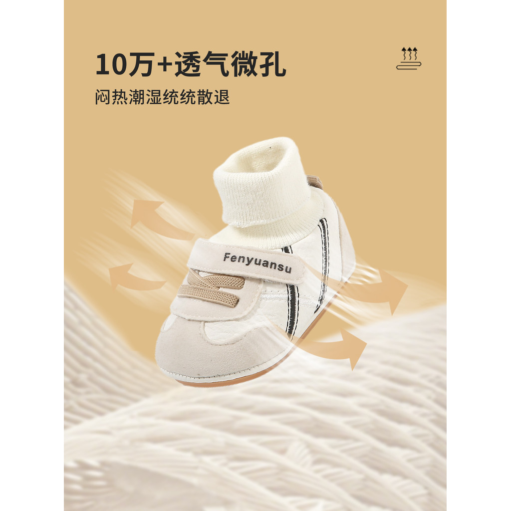 สไตล์ใหม่ 0-1 ปีรองเท้าเด็ก Soft-Soled ถุงเท้าเด็กรองเท้าเด็กวัยหัดเดินมิถุนายน-December ทารกวัยหัดเ