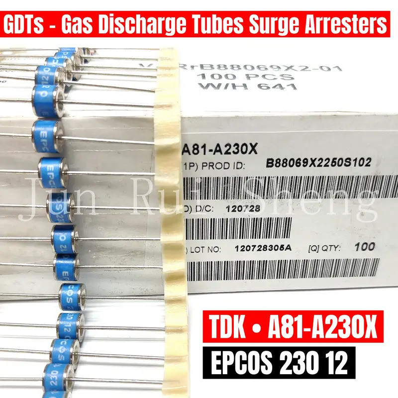 1PCS CHIP IC คุณภาพสูง TDK EPCOS 230 12 20KA 230V GDTs 2R230 6*8 มม.A81-A230X B88969X2250S102 แก๊ส D