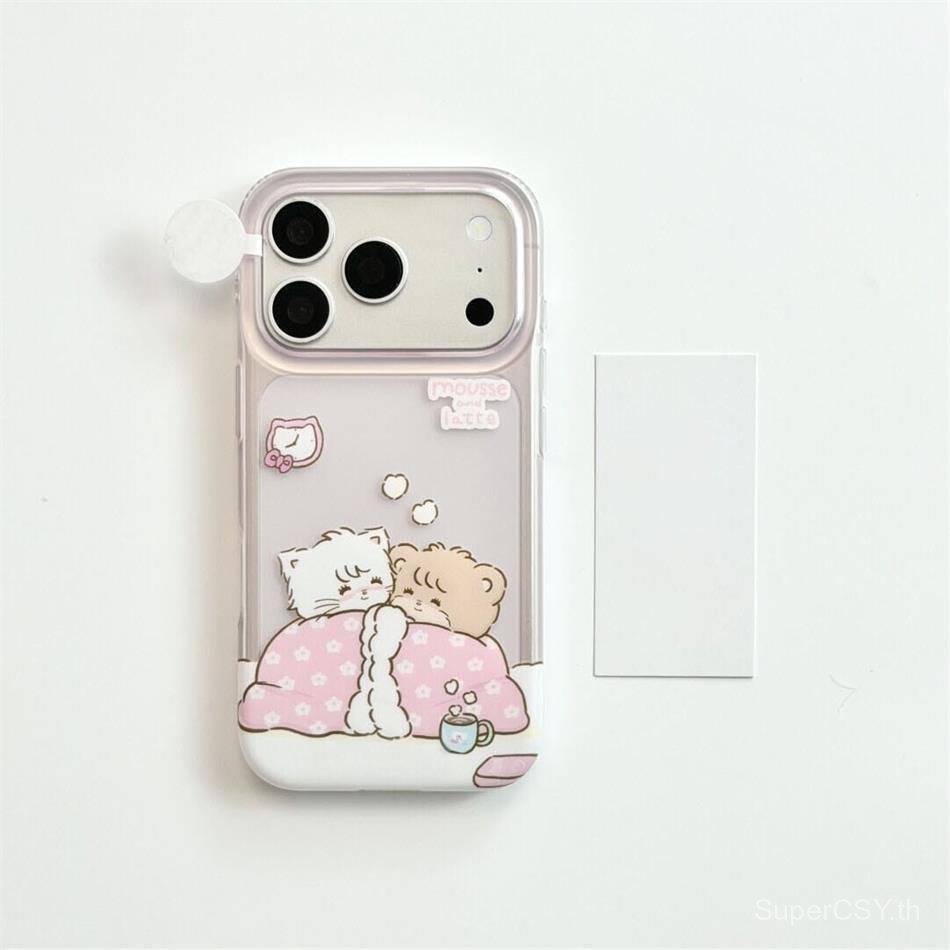 เคสโทรศัพท์เหมาะสําหรับiPhone 7 8 X XS XR XSMAX 11 12 13 14 15 16 17 Pro max Plus Airสีขนาดใหญ่ผ้านว