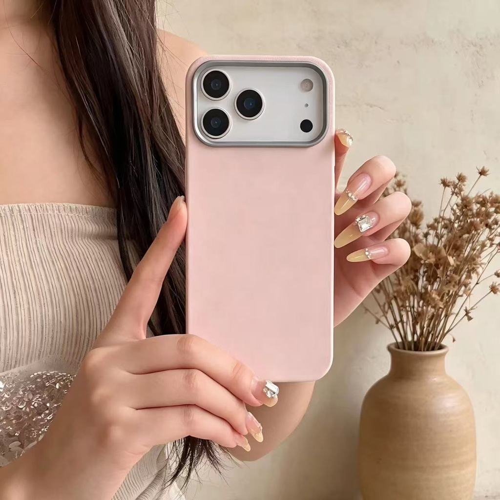 เคสโทรศัพท์เหมาะสําหรับRealmeหนังเนื้อป้องกันกรณีกรอบเลนส์การออกแบบช็อกทนทนทานเหมาะสําหรับC55 4G/C53