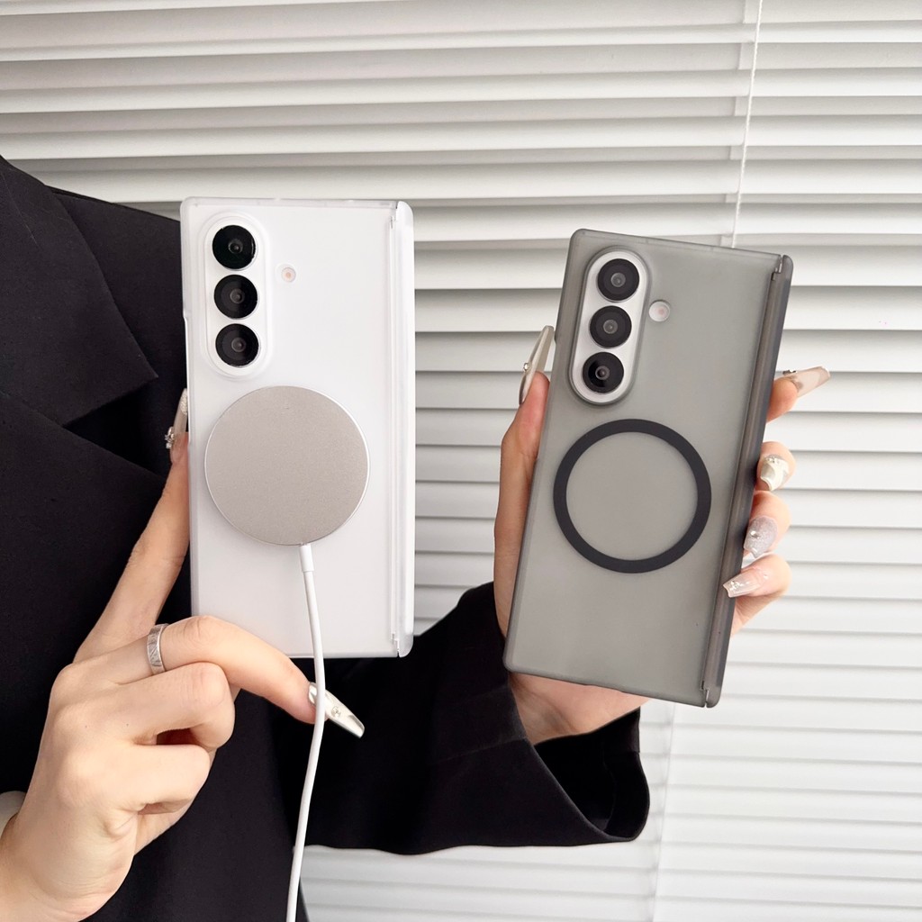 N52 แม่เหล็กดูดเหมาะสําหรับ Samsung fold7 พับหน้าจอเคสโทรศัพท์พร้อมแกนกลางป้องกันทวิภาคี z fold6/5/4