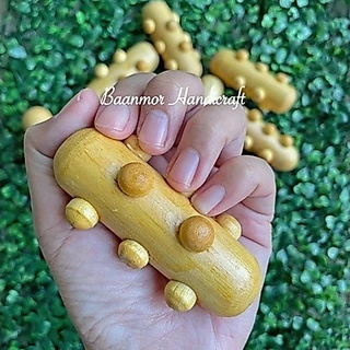 ไม้นวดฝ่ามือ ที่นวดมือ แก้เหน็บชา บำบัดโรค นวดกดจุด ไม้นวดมือ เพื่อสุขภาพ