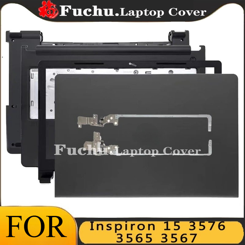 สําหรับ Dell Inspiron 15 3576 3565 3567 LCD ปกหลังด้านหน้าบานพับ Upper Palmrest ด้านล่าง Shell Lower