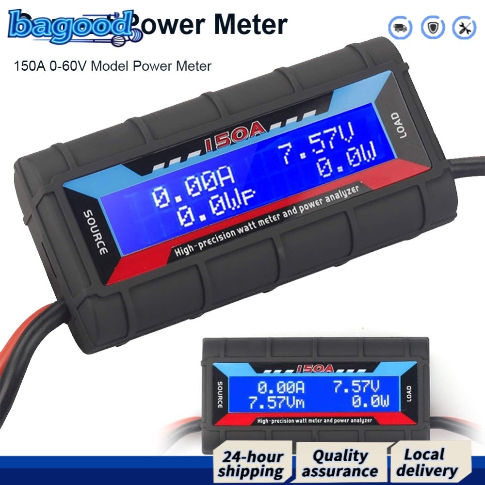 [จัดส่งในพื้นที่] 150A RC Digital RC Watt Meter พร้อม Backlight LCD High Precision Current Power Ana