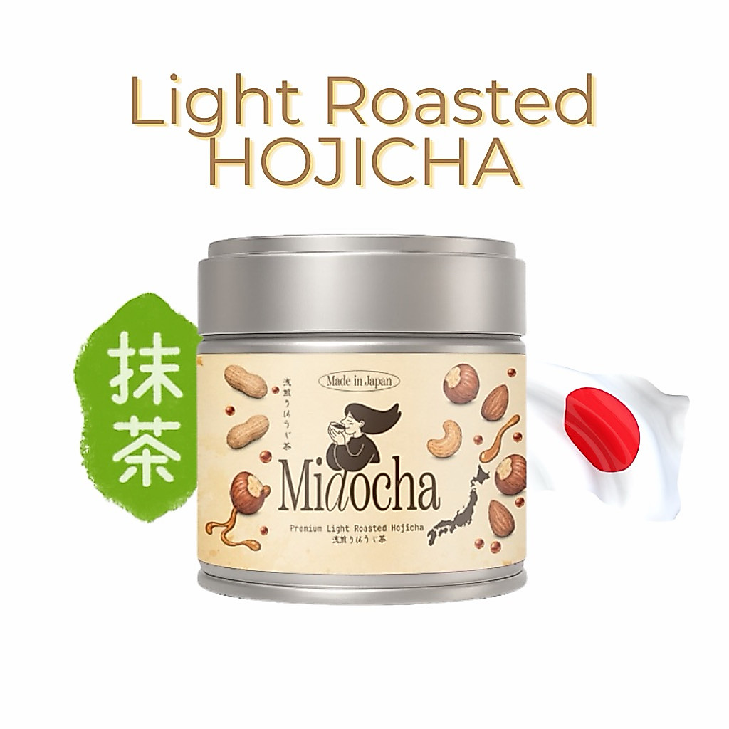 Light Roasted HOJICHA : Midocha Matcha