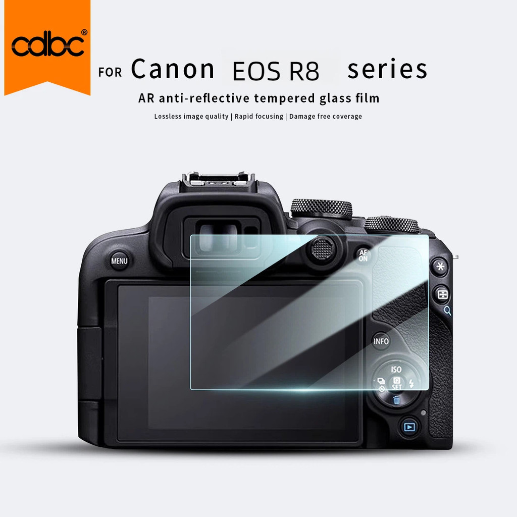 HD Clear LCD กระจกนิรภัย Fit Canon EOS R RP R5 R5 Mark II R6 R6 Mark II R8 กล้อง Mirrorless, ป้องกัน