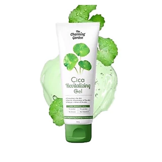 Cica Revitalizing Gel เจลกู้ผิวใบบัวบก 50 g. The charming garden