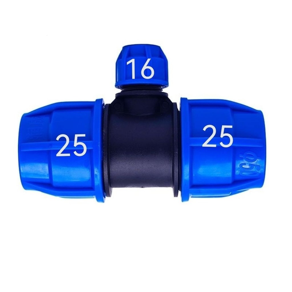 Pe ท่อท่อน้ํา Tee Quick Connector Tap Water Pipe Tee Pe ท่อ Water Pipe Quick Connector Tap Water Pip