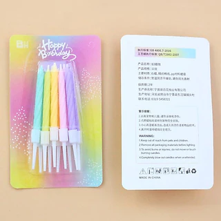 เทียนวันเกิดสีพาสเทลSN06