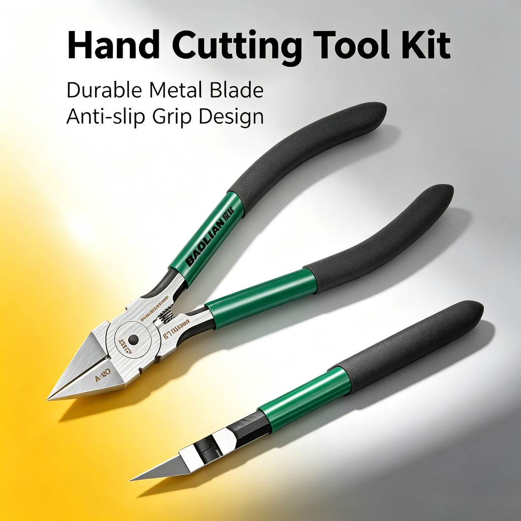 ALCSharp Thin Nose Flush Cut คีม, CR-V Chrome Vanadium Steel, สําหรับตัดแต่งรุ่นพลาสติก, ตัดไม่มีเครื่องหมายเรียบ