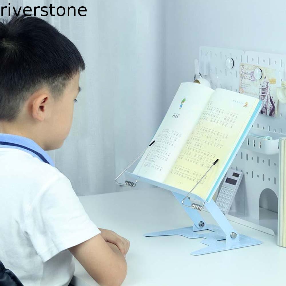 แท่นอ่านหนังสือ แม่น้ํา, ที่ใส่หนังสือแบบปรับได้แบบโลหะเต็มรูปแบบ, ที่ใส่ตําราหมุนได้ที่แข็งแรงทนทานวางหนังสือกล