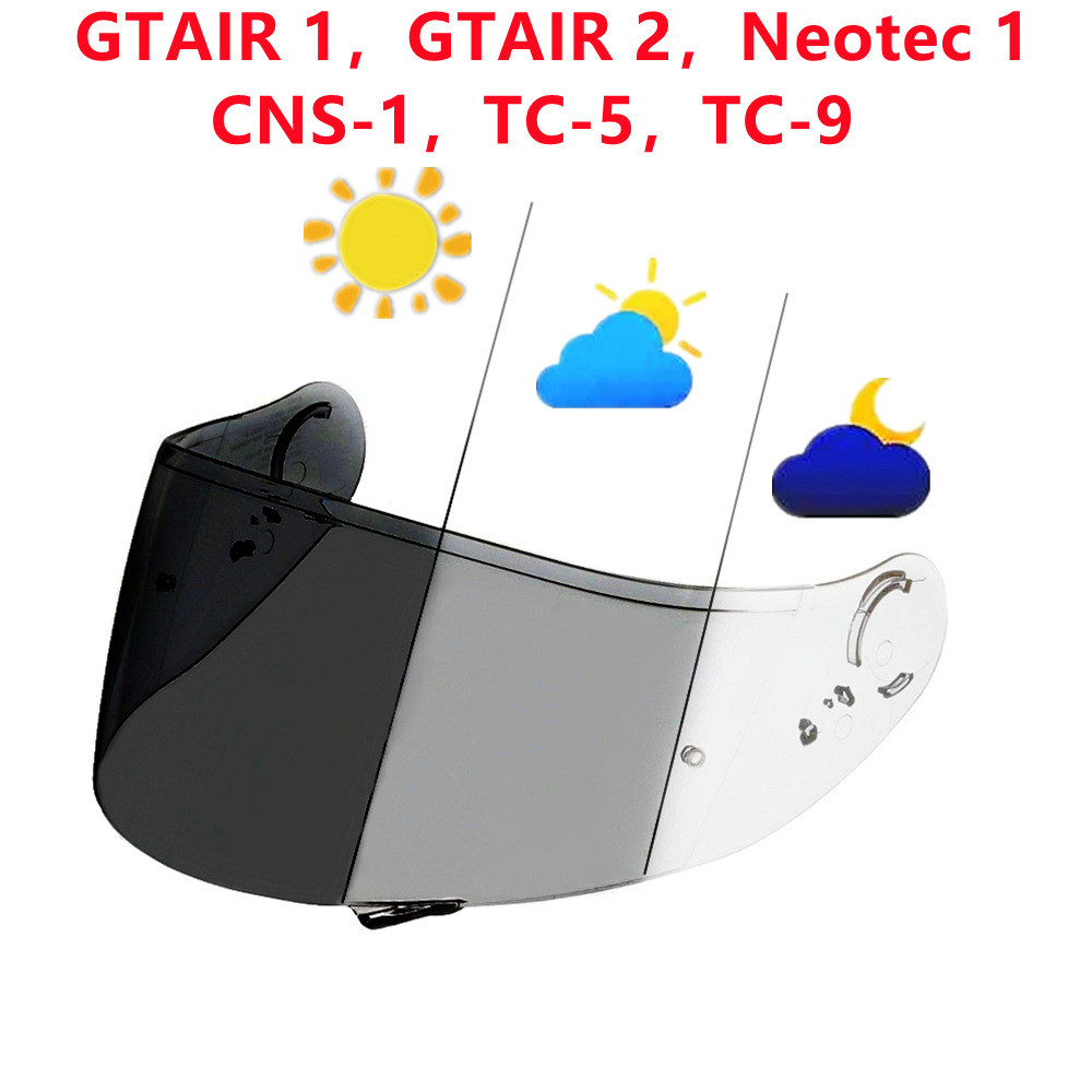 Visor Photochromic สําหรับ Agv K1, ใหม่ K3, K6, PST, X14, Z7, Z8, X15, GT, Neotec2, HJ20M cascos par