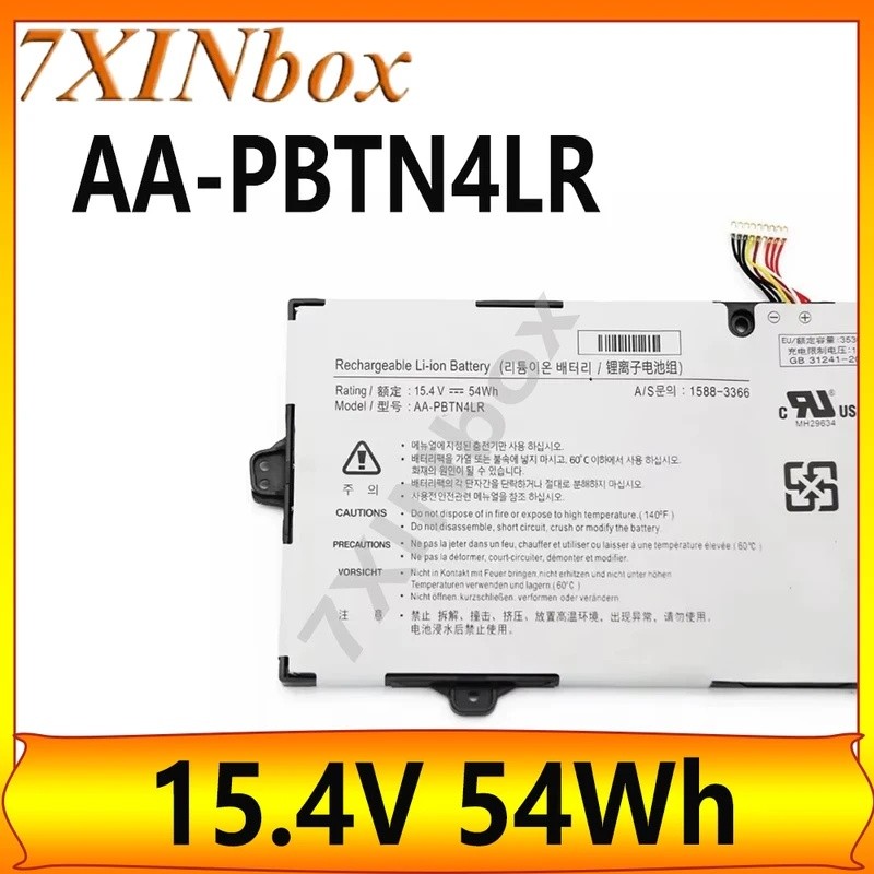 7XINbox AA-PBTN4LR 15.4V/54Wh แบตเตอรี่แล็ปท็อปสําหรับ Samsung Series 9 โน้ตบุ๊ค NP940X5M NP940X5N N