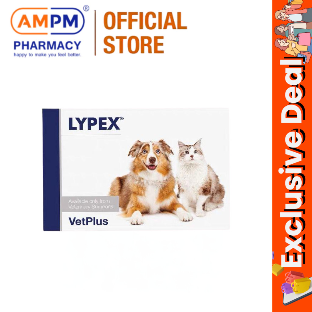 3box free1  LYPEX for Dogs & Cats 60 Capsules/ Digestive enzyme nutritional supplements