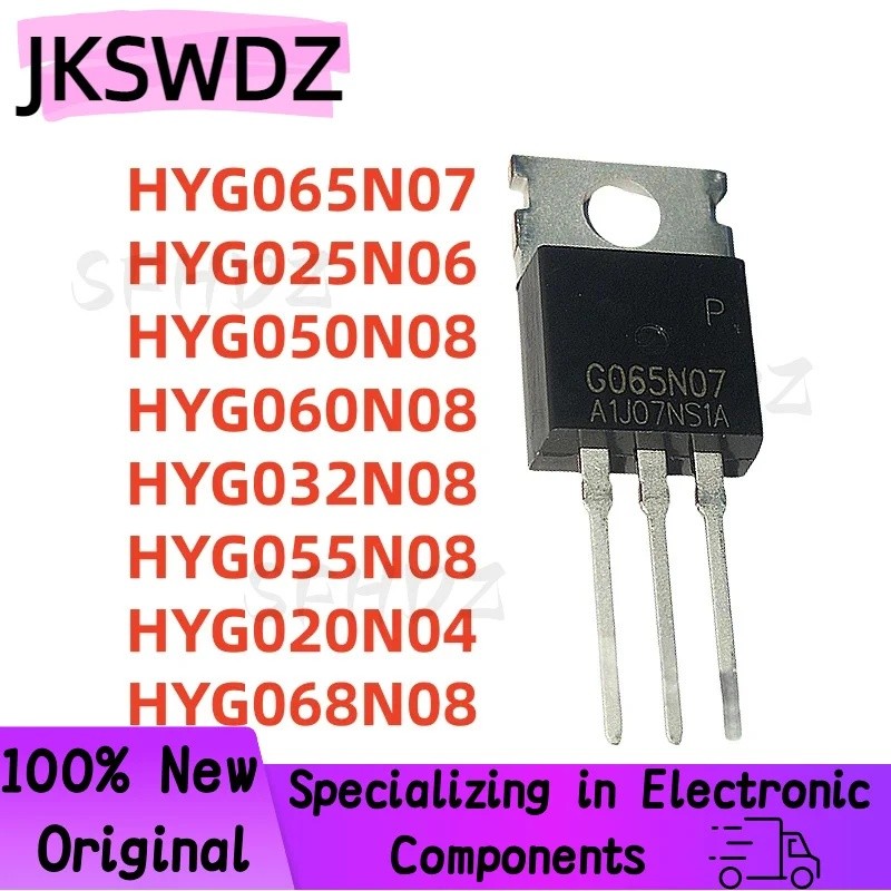5PCS G065N07 G025N06 G050N08 G060N08 G032N08 G055N08 G020N04 G068N08 TO-220 Field Effect ทรานซิสเตอร