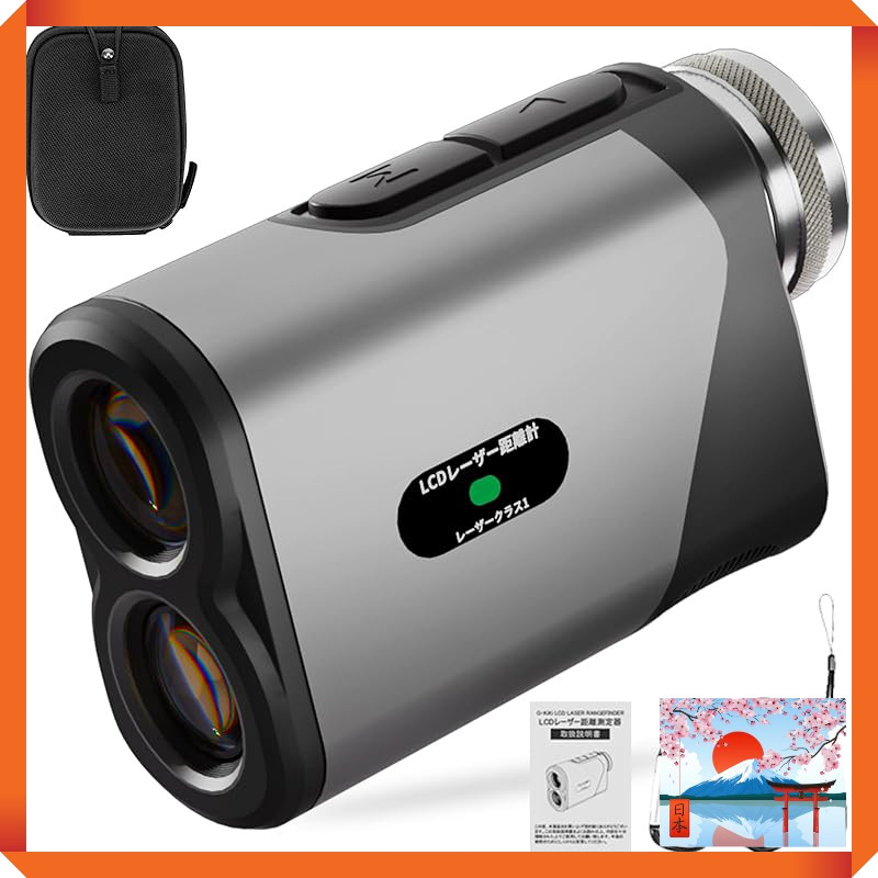 【2026 Advanced Model】G-KiKi Golf Laser Rangefinder - Up to 1000m/1094yd, 0.05s Fast Measurement, Sta