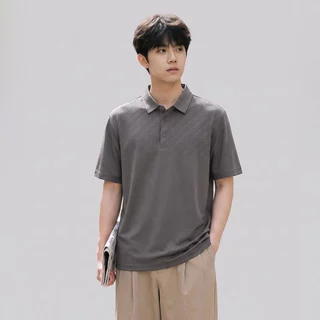 Chaistyle เสื้อโปโลผู้ชาย รุ่นใหม่ฤดูร้อน ระบายอากาศได้ดี ผ้าไอซ์ซิลค์ แขนสั้นพิมพ์ลายทาง แห้งเร็ว ชุดคุณพ่อวัยกลางคน
