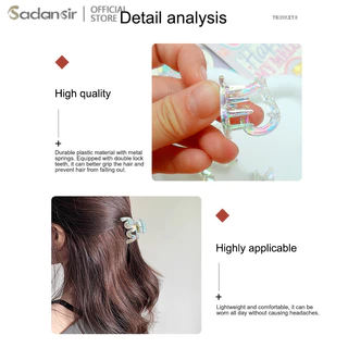 Sadansir.th1 กิ๊บติดผมเลเซอร์ แบบหนีบเล็ก สีแฟนตาซี หนีบผมหน้าม้า ใส่อยู่งานปัง ใส่ได้ทุกวัน