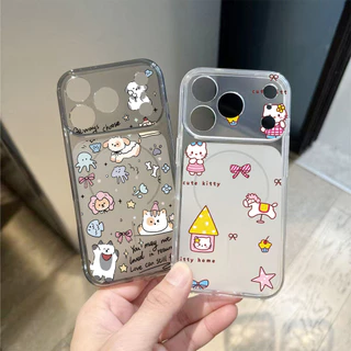 เคสไอโฟน 13 15 11 17 16 12 14 ProMax 7 8Plus XR X XS Max คอลเลกชันสัตว์น่ารัก