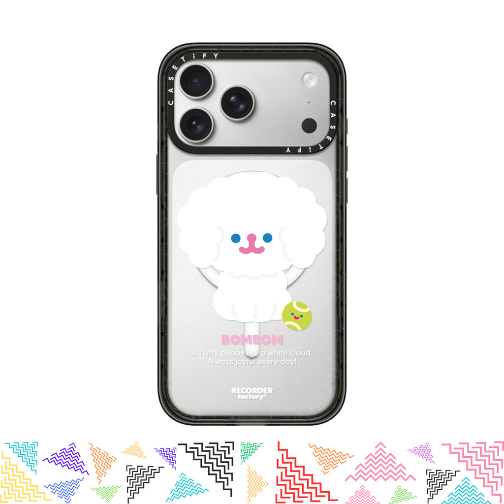 เคสมือถือ CASETiFY | BIG BOMBOM [RECORDER factory] For iPhone Samsung แท้ พร้อมส่ง เคสกันกระแทก