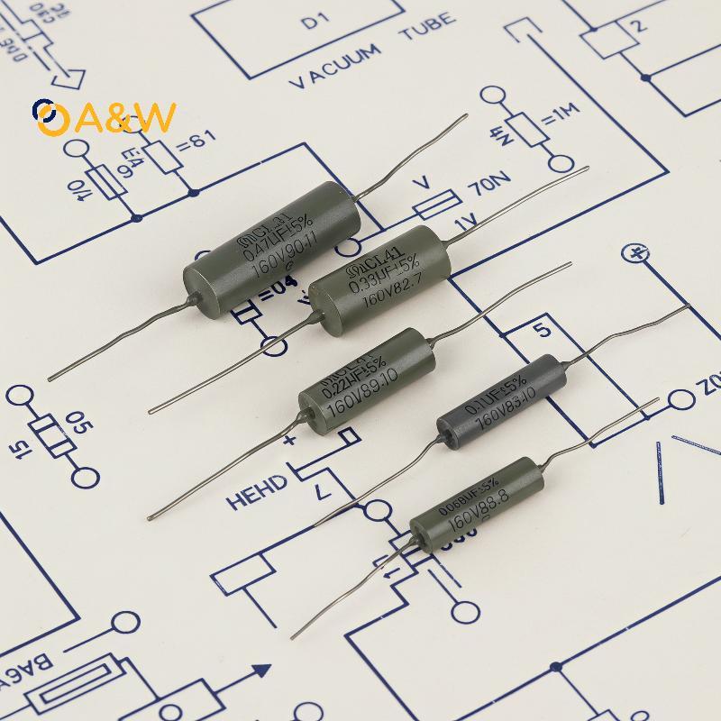 A&W Tone Oil Capacitor 0.022UF/0.033UF/0.047UF/0.056UF เครื่องดนตรีสําหรับกีตาร์ไฟฟ้าเบสการปรับเปลี่