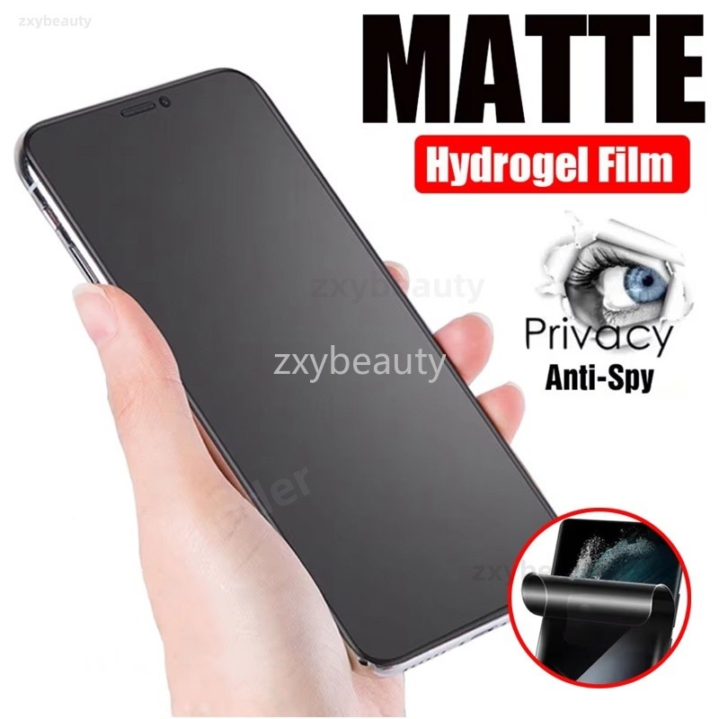 สําหรับOPPO Reno 16 Pro 16F 15 14 13 12 11 10 Pro + 5G 4G 15F 12F 14F 13F 11Fความเป็นส่วนตัวMatte Soft Hydrogelฟิล์มป้องกันหน้าจอสําหรับReno16 16Pro 15Pro 14Pro 13Proคลุมทั้งหมดAnti-Spy