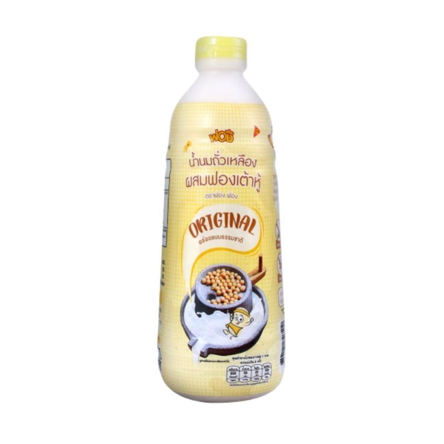 ฟองฟอง น้ำนมถั่วเหลืองผสมฟองเต้าหู้ Fong Fong Curd Soy Milk 1ltr.