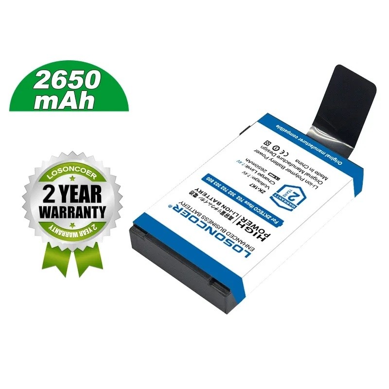 2650mAh สําหรับ ZK Iface iface302/702 iface303/800/402/202 zF500 ZF800 ZF1500 X2000 X5000 CM20 CM50 