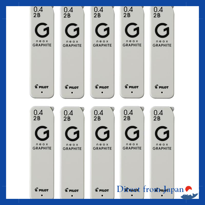 PILOT Neoox Graphite 0.4mm Pencil Leads - HB, H, B, 2B - 10 Pack