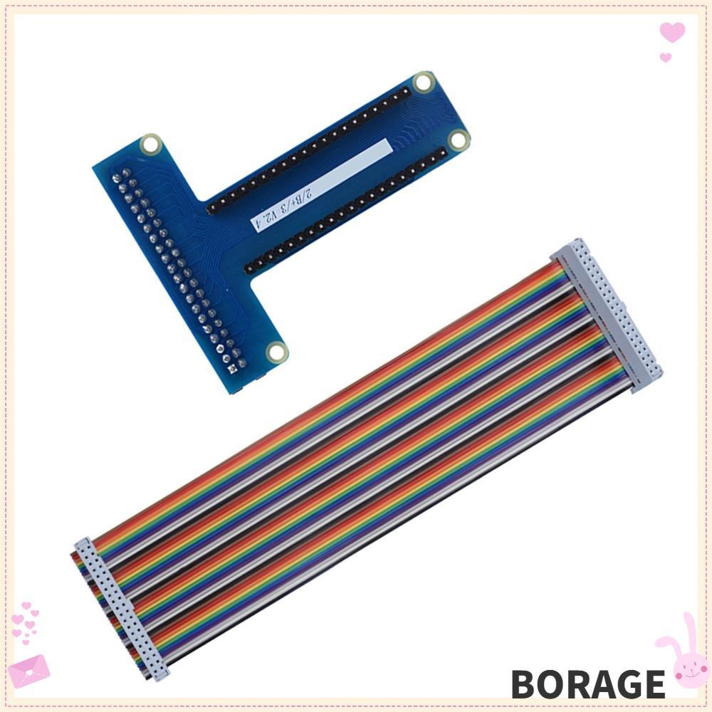 BORAG T ประเภท GPIO, ใช้งานง่าย GPIO บอร์ดขยาย, แบบพกพา 40Pin สายริบบิ้น GPIO อะแดปเตอร์สําหรับ Rasp
