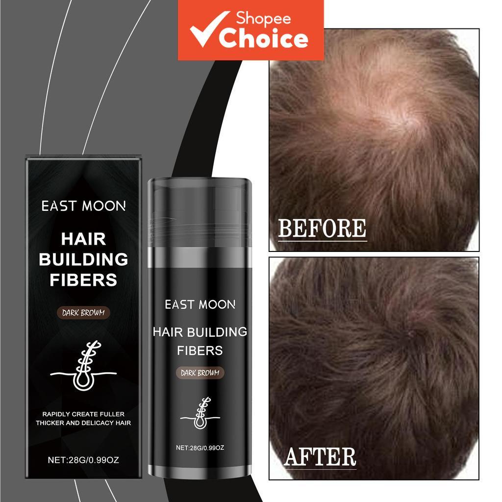 Everyday Fuller-Looking Hair Fibers สีน้ําตาลเข้ม 28g | แป้งกันน้ําน้ําหนักเบา,