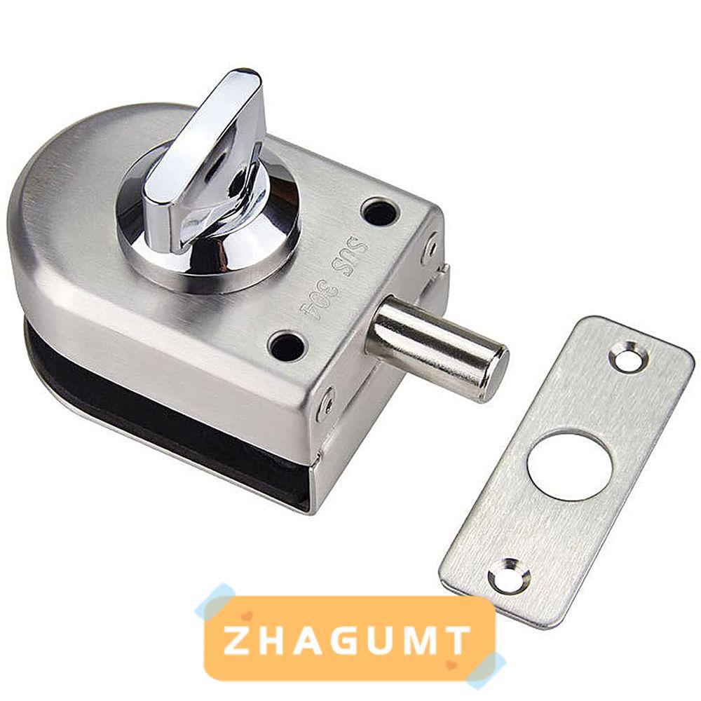ZHAGUMT366KB ล็อคประตูกระจกห้องน้ํา Shop Anti-Theft Home Security กลอนเดี่ยว