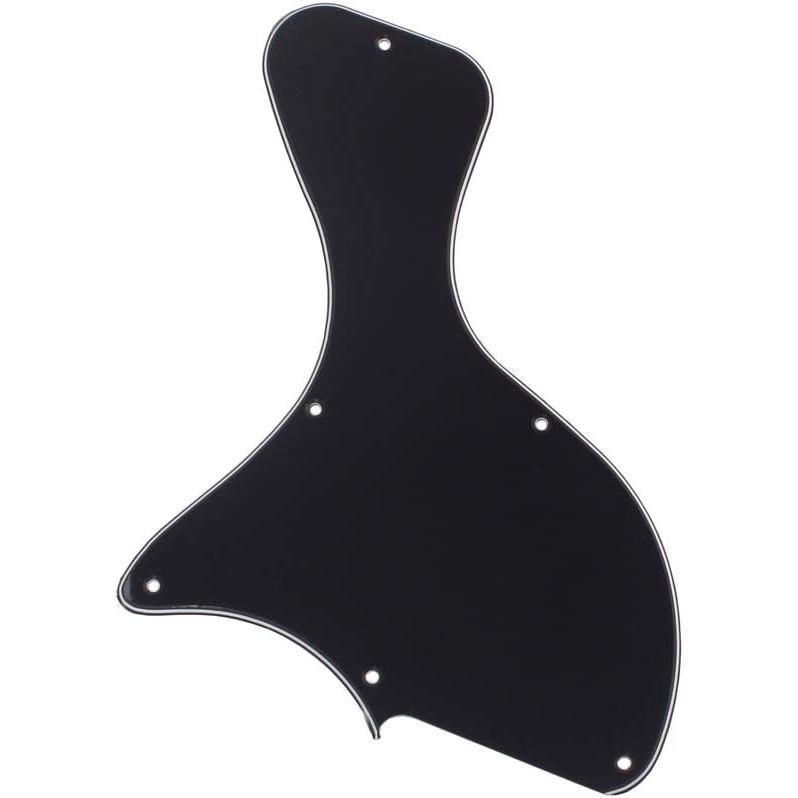Alnicov Black Les Paul Junior Pickguard สําหรับ Gibson Les Paul LP Gtuitar