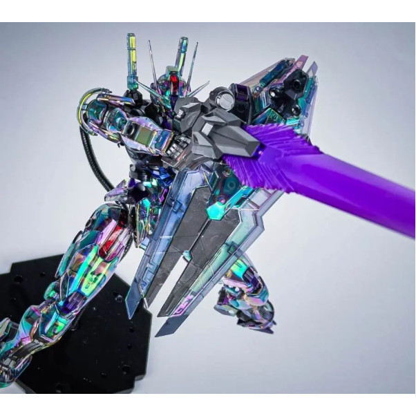 JMS Aerial 1/100 Phantom Assembly Model (หรือ KL รุ่น FM 1/100 Aerial Neon Blue) - FM-FL-08 - Gundam