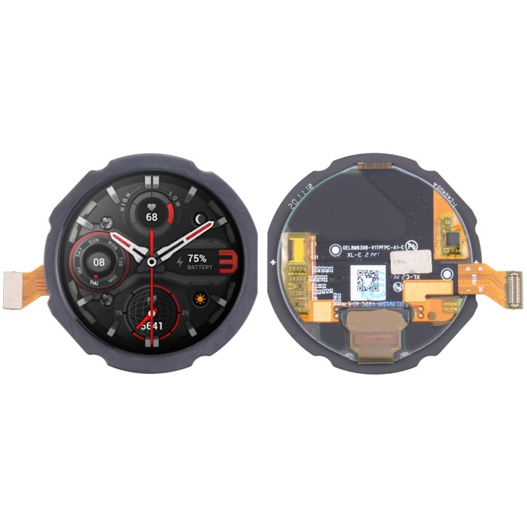 อะไหล่มาใหม่สําหรับ Amazfit T-Rex 2 หน้าจอ LCD พร้อม Digitizer Full Assembly