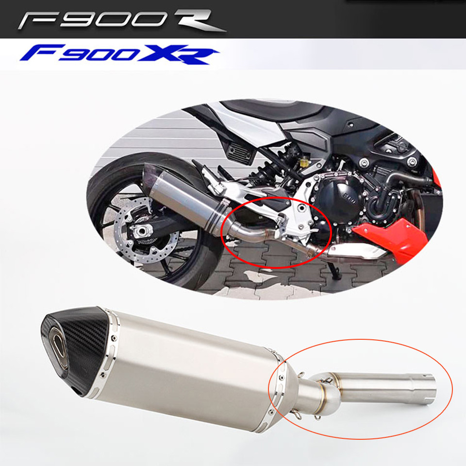 Fit สําหรับ BMW F900R 2020 F900XR Muffler 2020 F 900 R F900R F900R ท่อไอเสีย f900r link ท่อ