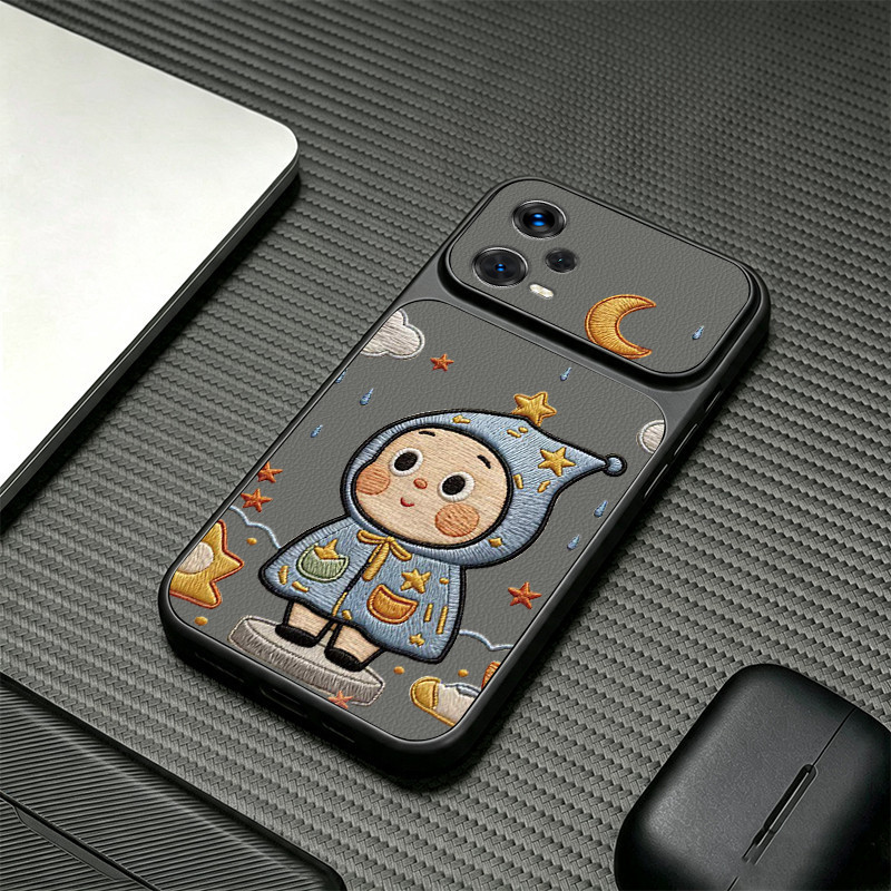 เคสสําหรับRedmi Note 12 12S 4G Redmi Note 12 Pro poco X5 PRO 5Gเคสโทรศัพท์Softcaseกันกระแทกออกแบบใหม่ความงามน่ารักการ์ตูนสีดําสําหรับชายKNCXX3