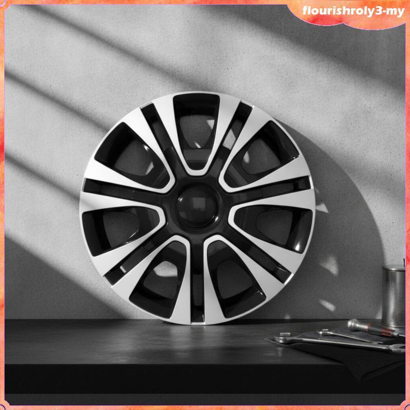[Flurish] 13 นิ้ว Hubcaps ฝาครอบล้อ Multi Opening Spokehub cap 13 นิ้ว Ky Silver