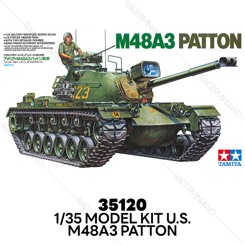 TAMIYA 35120 1/35 Model Kit U.S. M48 A3 Patton