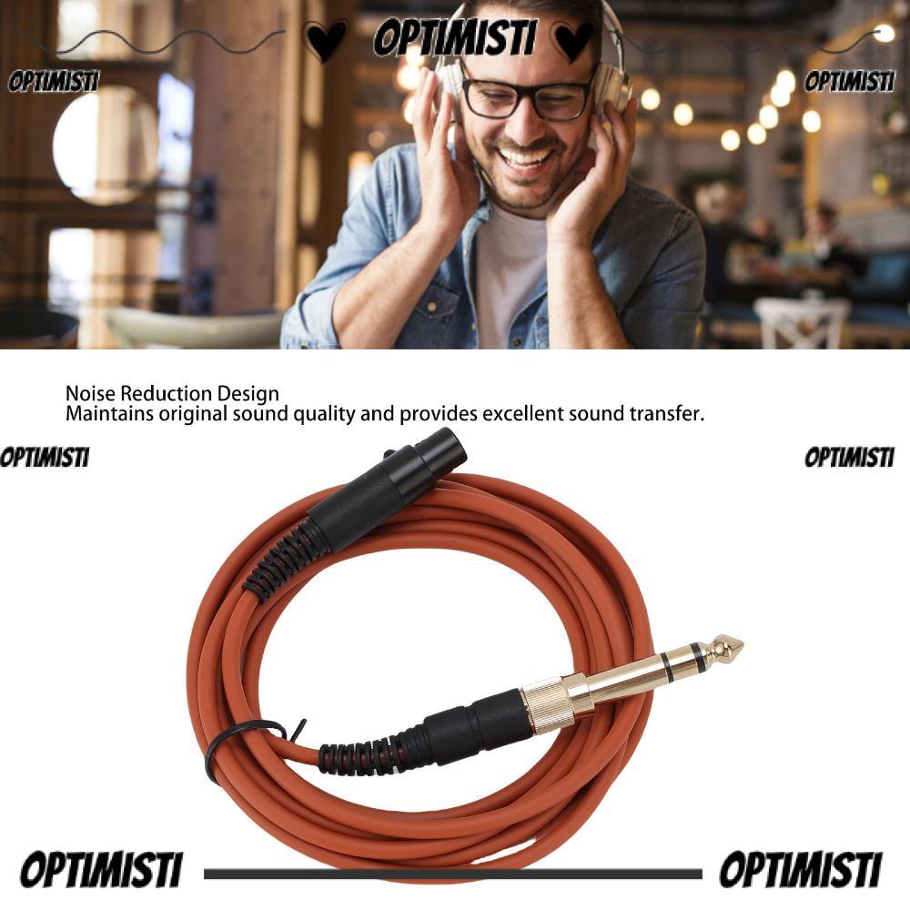OPTIMISTI8E สายเปลี่ยนหูฟัง, MINI 3Pin XLR ถึง 3.5 มม./6.35 มม.สายสัญญาณเสียงสเตอริโอชุบทอง,หูฟังอัพ