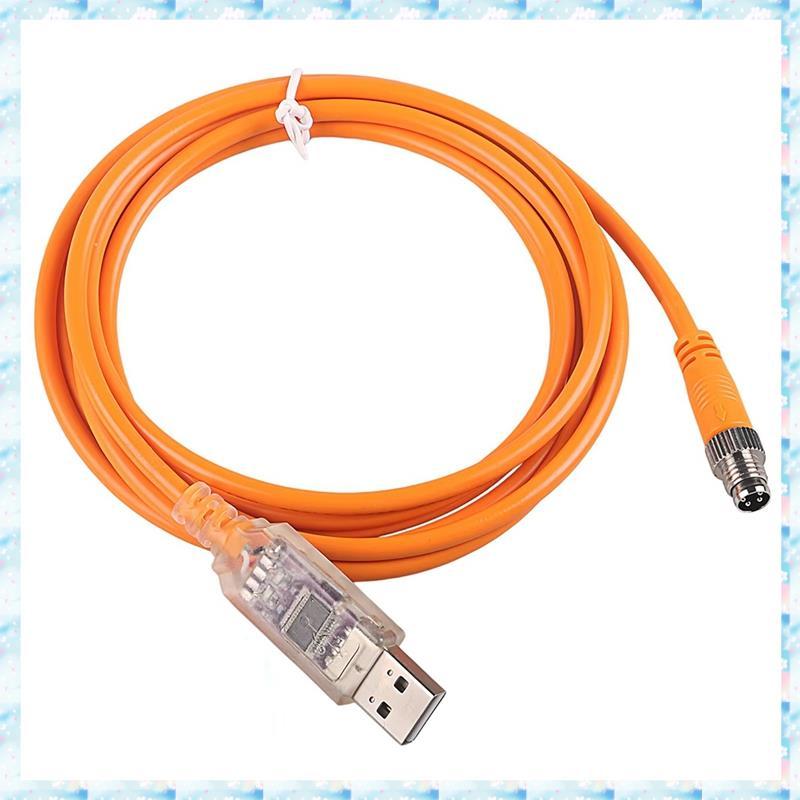 [R QMU] FT232R USB to M8 M8 สายทดสอบ FT232R USB to M8 4pin Aviation RS232 Serial การสื่อสาร PLC Cabl