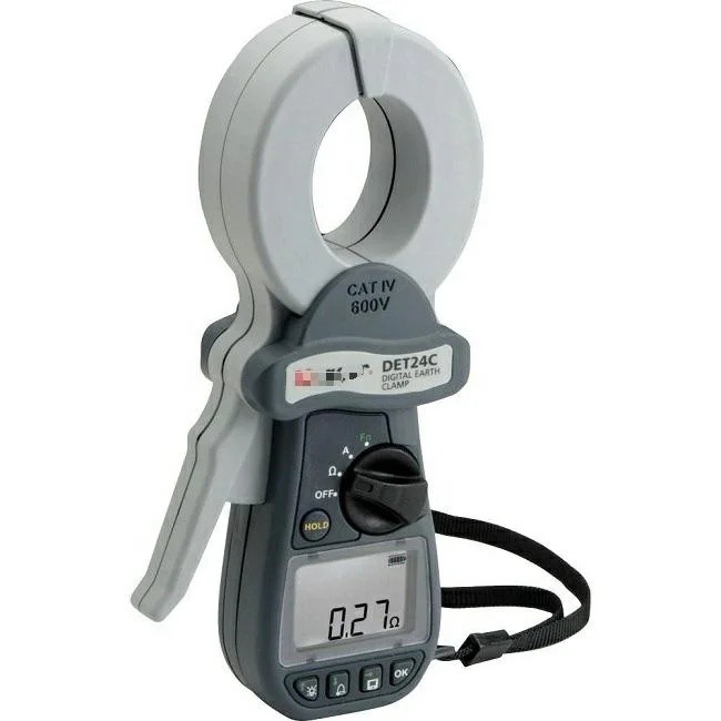 ของแท้ DET14C/DET24C Digital Clamp Multimeter เครื่องทดสอบความต้านทานพื้นดินร้อน !**-****&