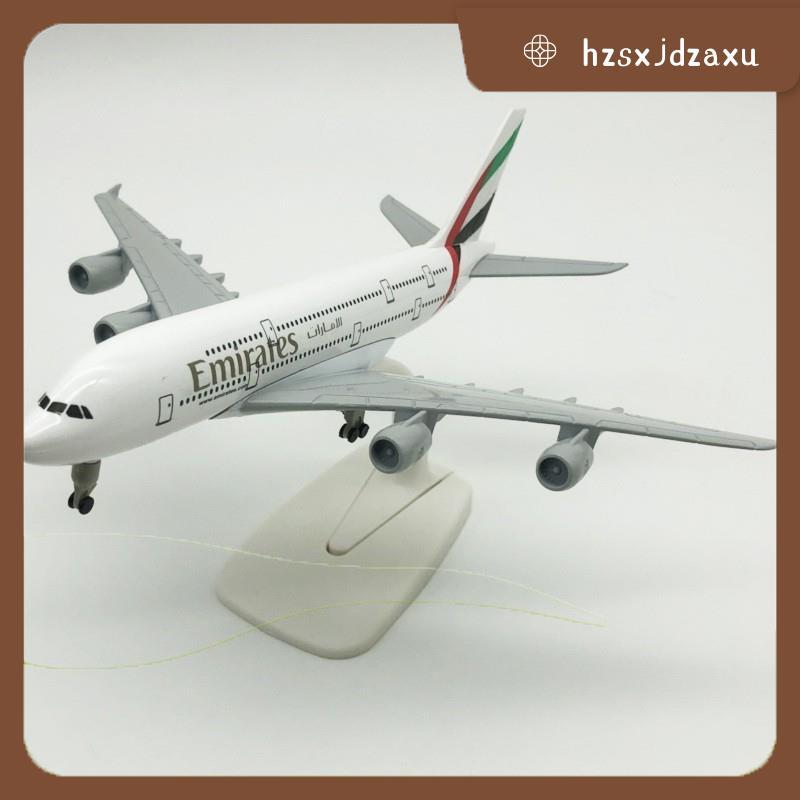 hzsxjdzaxuAlloy A380 เครื่องบิน 1/400 Scale ของเล่นเครื่องบินแบบจําลองของขวัญสําหรับคอลเลกชันเครื่อง