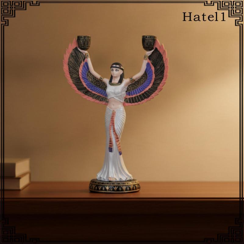 [Hatel] ตุ๊กตา Deity โบราณเรซิ่น Pharaonic Deity Sculpture หลากสี