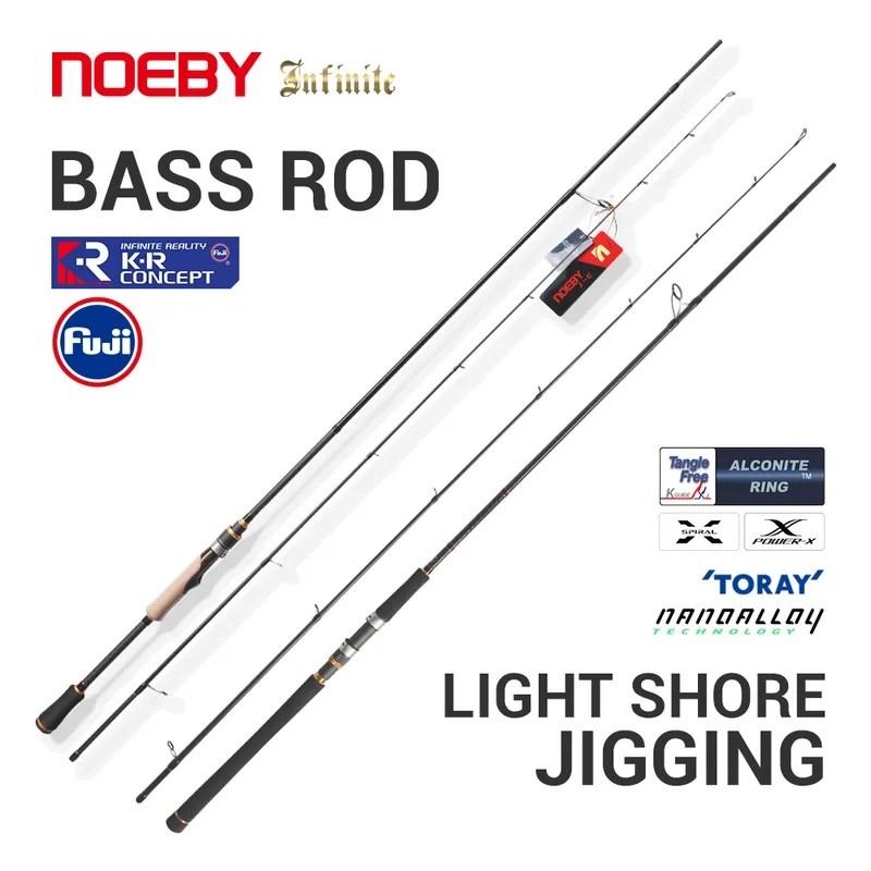 NOEBY Infinite A7 Sense Fishing Rod 2.13m 2.29m 2.43m 2.49m Spinning Casting Fuji Torayca Bass Trout