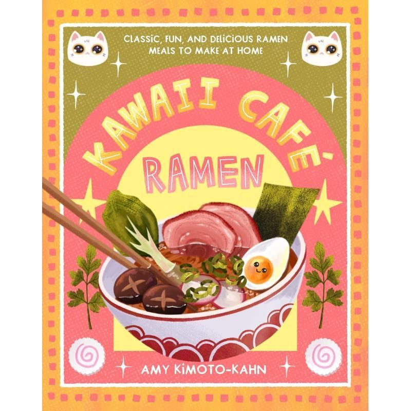 น่ารัก Cafe Ramen คลาสสิกที่น่าสนใจโฮมเมด Ramen Meal Kawaii Cafe Ramen English Original Amy Kimoto K