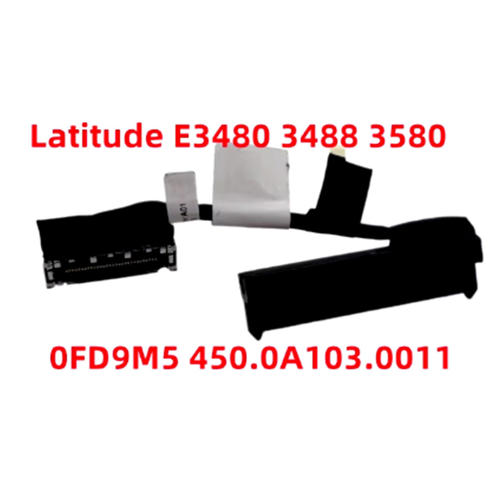 สายเคเบิล HDD สําหรับ DELL Latitude 3480 E3480 3488 3580 0FD9M5 450.0A103.0011 SATA ฮาร์ดไดรฟ์สาย HD