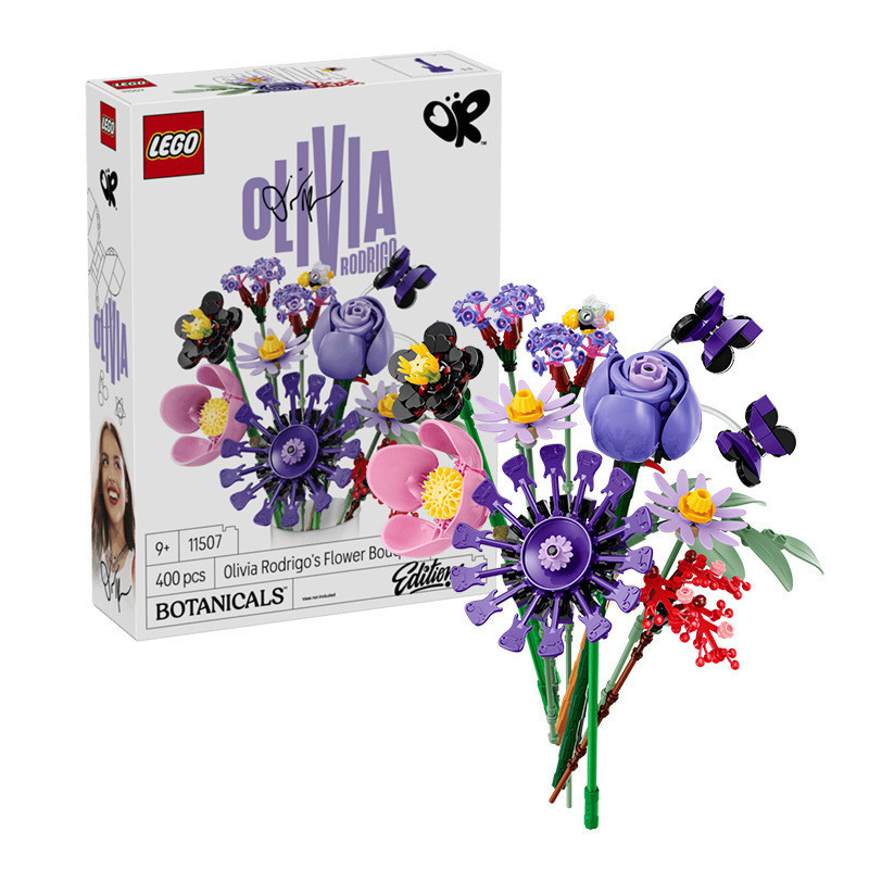 LEGO LEGO 11507 Olivia Rodrigos LEGO Bouquet Olivia Yaya Building Block ของเล่นสิงหาคม