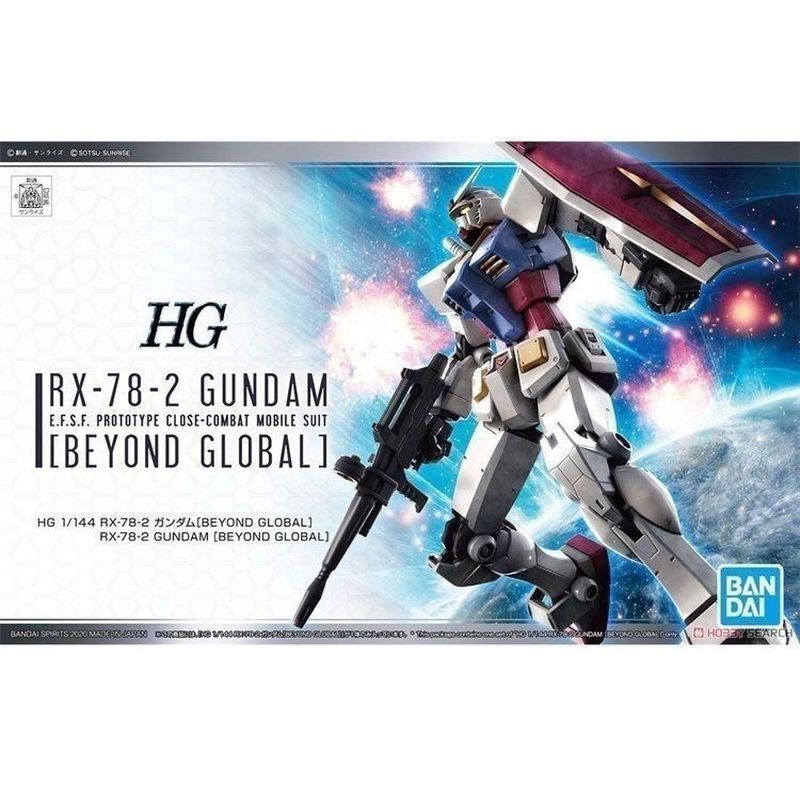 【พร้อมส่ง】 premium bandai official store hg  xi gundam[Bandai] HG 1/144 RX-78-2 Beyond Global Yuanzu