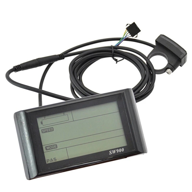 SW900 Ebike จอแสดงผล LCD 24 V/36 V/48 V52 V/60 V E-Bike LCD เมตรแผงสําหรับไฟฟ้าจักรยานคอมพิวเตอร์ Eb